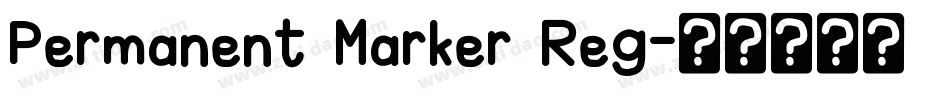 Permanent Marker Reg字体转换